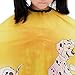 Colorfulife Child Hair Cutting Waterproof Cape Wai Cloth Barber Kids Hair Styling Cape Professional Home Salon Camps & Hairdressing Wrap Children Cartoon Dalmatian Pattern Capes (Yellow)
