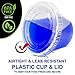 Fit Meal Prep 250 Pack 1 oz Jello Shot Cups with Lids, Disposable Souffle Portion Cups for Sauce