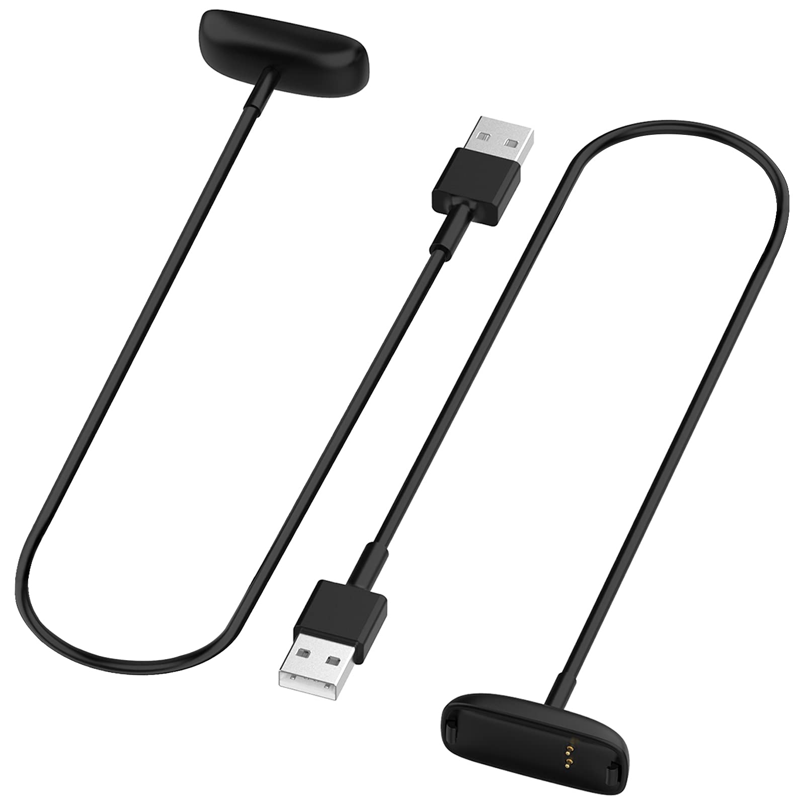 TopPerfekt [2-Pack] Charger Cable for Fitbit ACE 3, Replacement Charging Cable Accessory for Fitbit Inspire 2 and ACE 3 (2-Pack 1.0 ft)
