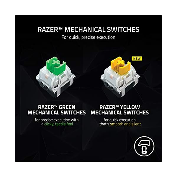 Razer-BlackWidow-V3-Pro-Wireless-Premium-Mechanical-Full-Size-Gaming-Keyboard-keyboard-with-Razer-Green-Switches-RGB-Chroma-lighting-UK-Layout Razer BlackWidow V3 Pro (Green Switch) - Wireless Premium Mechanical Gaming Keyboard (Hyperspeed Wireless Technology…