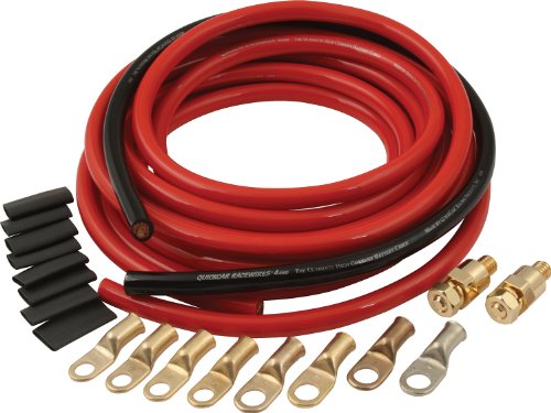 QuickCar Racing Products 57-011 Battery Cable Kit with 2 Gauge Cables, Terminals and Power Rings