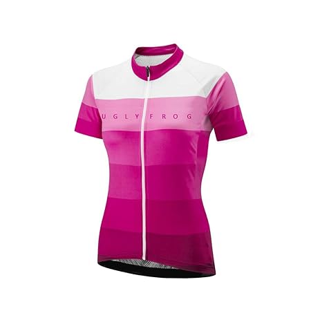 Uglyfrog SJW01 2018-2019 New MTB Sommer Damen schließen Hülsen Zyklus Jersey Kurzarm Fahrradtrikot Fahrrad Hemd Fahrrad Top O