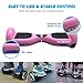 MEGAWHEELS Hoverboard - UL Certified Self Balancing Hover Board with Bluetooth Speaker & LED Light