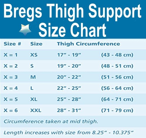 Thigh Support Compression Sleeve by Breg (Medium)