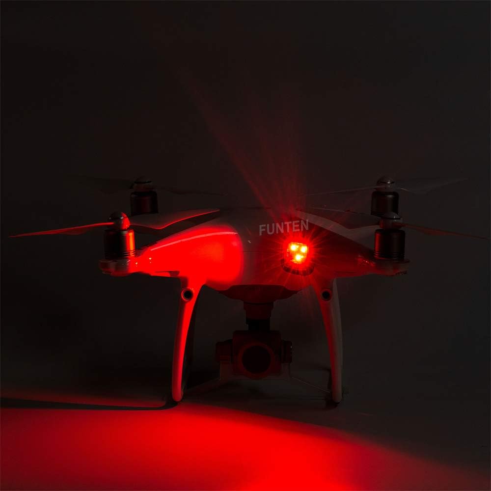 FUNTEN Drone Strobe Light DJI Strobe Light KIT Spotlight for DJI Inspire Phantom Mavic 2 Pro Air