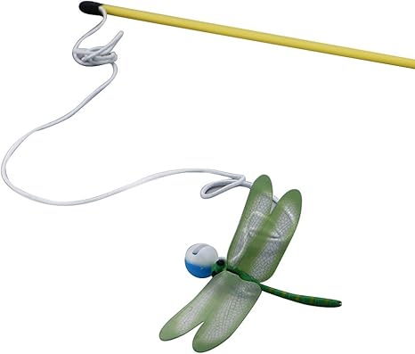 Amazon Co Jp 1st Market おかしい短い杖リアルなトンボペット猫ベルいじめプレイインタラクティブなおもちゃランダムな色クリエイティブで便利 ホーム キッチン