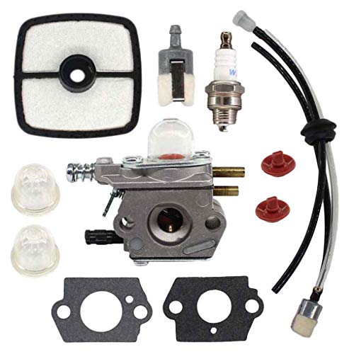 OmkuwlQ Carburetor for Echo HC1500 Hedge Trimmer 12520005962 for Zama C1U-K51 C1U-K52 ECHO-SRM2100-GT2000-GT2100-PAS2000 Fuel Line Kit