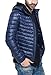 Wantdo Men's Hooded Packable Light Weight Down Jacket US Large Navy