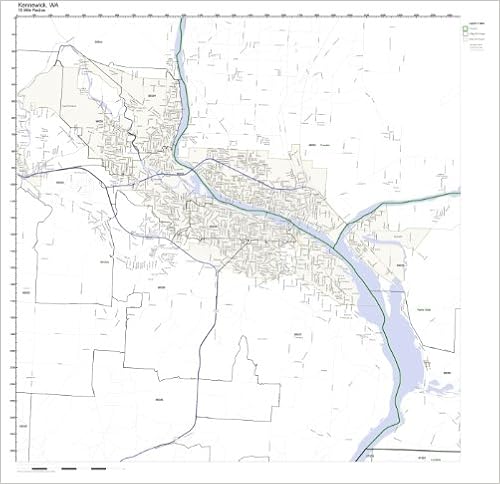 Kennewick Zip Code Map Kennewick, Wa Zip Code Map Laminated: Office Products - Amazon