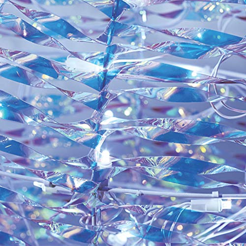 NOMA PreLit LED Light Up Twinkling Iridescent Snowman with Top Hat