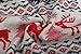 Xmas Grey Reindeer Clothes Cotton Pet Dog Christmas Pajamas Jumpshit X-Large 22