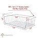 Stackable Under Shelf Basket, 4 Pack 13.2 Inch Wire Hanging Under Cabinet Baskets Storage for Kitchen Counter Cupboard Shelves Organizer Pantry
