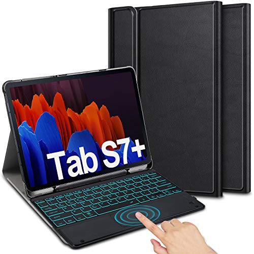 IVSO for Samsung Galaxy Tab S7 Plus Keyboard Case 2020 Model
