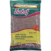 Sadaf Green Lentils - Fancy Green Lentils for Cooking or Food Flavoring - Gourmet Lentils - Lentejas Verdes - Kosher - 24 Oz Resealable Bag