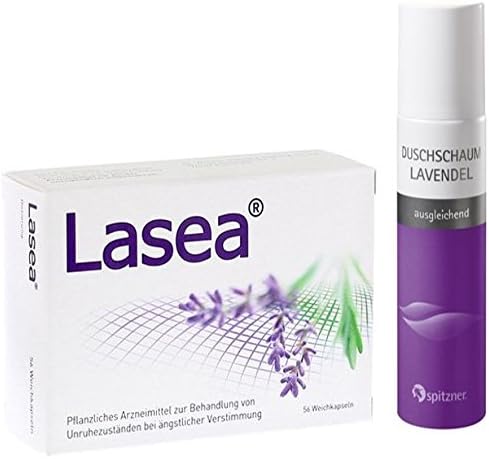 Lasea Weichkapseln 56 St gratis Duschschaum Lavendel, 30ml: Amazon.de ...