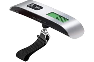 YAKGUIZZ Luggage Scale, Easy to Carry, Small in Size, Suitable for Carrying, 110 pounds, Will be a Popular Luggage Scale in The Future (1), 5.9x4.2x1.49inches