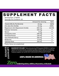 Angry suplementos Monster Test MAXX Testosterone Booster + 6HR Energy + Monster PM 3...