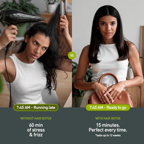 Expert Hair Bio Protein Hair Smoothing Treatment - Formaldehyde-Free Straightening, Anti-Frizz Keratin with Organic Keratin for Sleek , 1kg