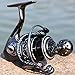 Sougayilang Metal Fishing Reel Double Bearing Light Smooth Casting 5.2:1 Collapsible Handle Spinning Reels