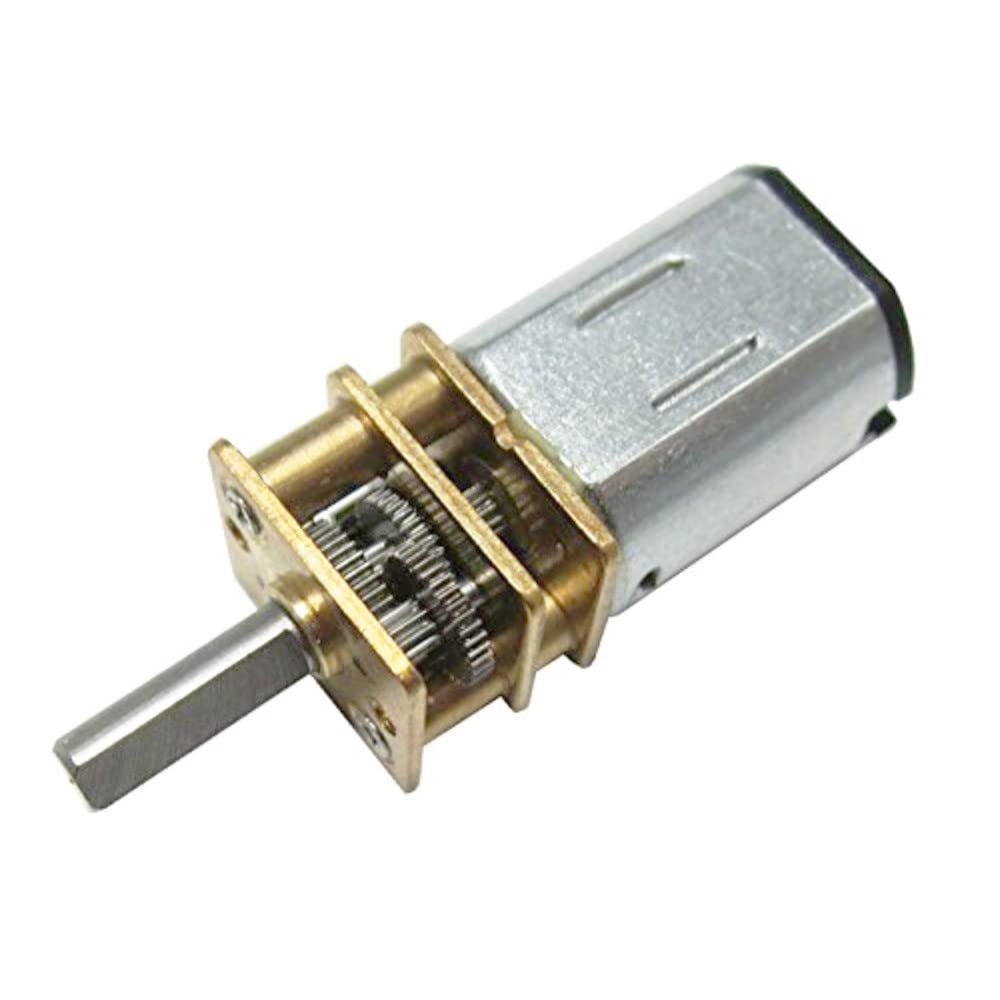 CHANCS N20 DC Motor with Gear Box 3V 400RPM Shaft Length 10mm Small Motor for Robot Wheel DIY Toys