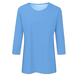 3/4 Sleeve Blouse for Women Casual Summer Womens