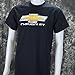 Chevy Chevrolet Photographic Chrome Logo on a Black T Shirt, 2x