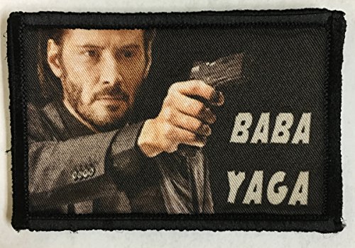 John Wick Baba Yaga Movie Morale Funny Tactical Military Patch 2x3 John Wick Baba Yaga Movie Morale Funny Tactical Military Patch 2x3