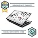 LSS 15 15.6 Inches Laptop Notebook Skin Sticker with 2 Wrist Pads - Reusable Cover Protector Vinyl Sticker Cover Decal Fits 13