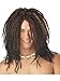 Beach Bum Black & Brown Wig, Brown, One Size