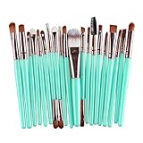 Hunputa 20 pcs Makeup Brush Set tools Make-up Toiletry Kit Wool Make Up Brush Set (Rose Gold)
