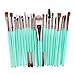 Hunputa 20 pcs Makeup Brush Set tools Make-up Toiletry Kit Wool Make Up Brush Set (Rose Gold)