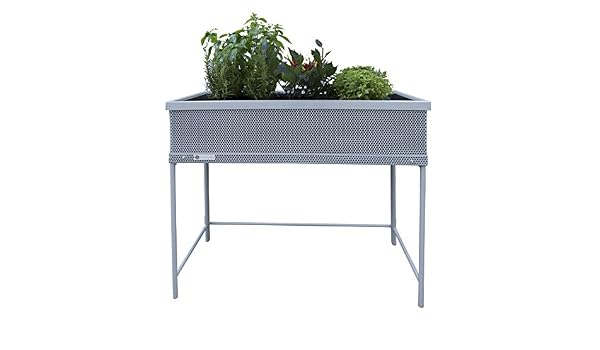 Huerto urbano Green Passion 90x45x80 cm.Color gris: Amazon.es: Jardín