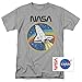 NASA Retro Vintage Space Shuttle T Shirt & Stickers (X-Large) Athletic Heather