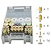 Whizzotech Battery Organizer Storage Case for AA AAA C D 9V Battery Holder Box Container BL12