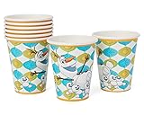 American Greetings Frozen Fever 9 oz. Paper Cups Party Supplies (8 Count)