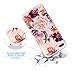 iPhone 7 Plus&8 Plus Case,Floral Pattern Clear TPU Case for iPhone 8 Plus (2)