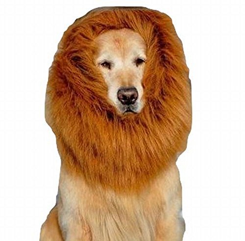 Large Pet Dog Cosplay Costumes Lion Wigs Mane Hair