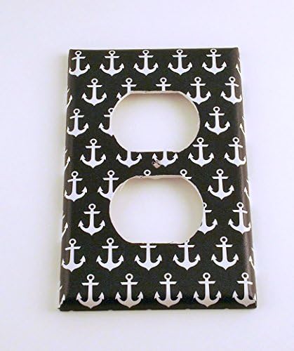 Outlet Switch Plate, Sail Away Navy Blue (114O)