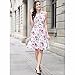 Women Vintage 1950s Spring Garden Party Dress for Women Sleeveless Rose Print