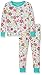 Hatley Girls' Organic Cotton Long Sleeve Printed Pajama Sets