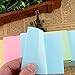 AIEX AIEX-01 Sticky Notes, 4 Candy Colors Self-Stick Notes 100 Sheets/Pad 3 inch X 3 inch Easy Post (Pack of 10)