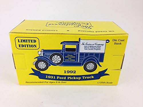 ERTL Die-cast 1/25 Coin Bank 1931 Ford Pickup Truck EASTWOOD COMPANY