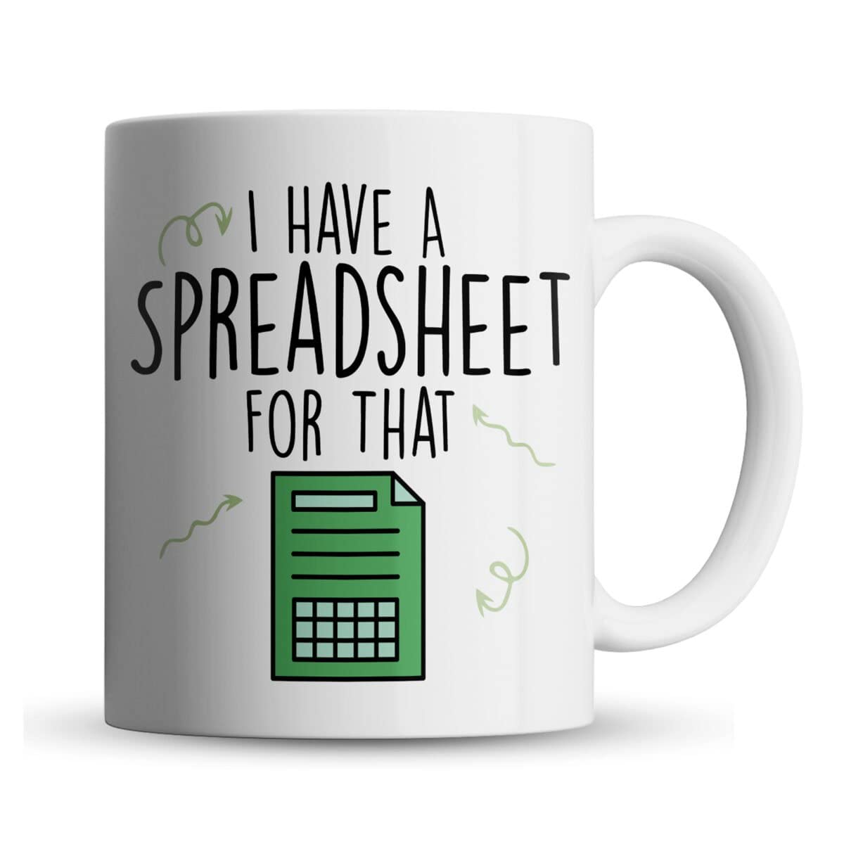 Inky Penguin - I Have Spreadsheet for That - Funny Office Colleague Gift Mug, Ceramic, 11fl. oz.