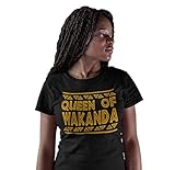 iApparel Queen Of Wakanda Women Black Shirt