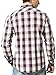 Mens Plaid Casual Dress Shirt Long Sleeve Button Down Shirts (Red/Blue/Burgundy)
