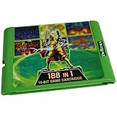 Deltrax Classic Retro Super Games 188 in 1 Multi Game Cartridge for Sega Genesis / Mega Drive 16Bit Game Console