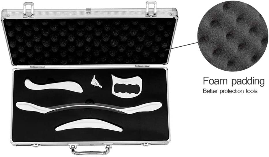 HBrotaco Stainless Steel Gua Sha Scraping Massage Tool Set IASTM Tools