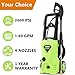 Meditool MT7 Pressure Washer, 2600 PSI High Pressure Power Washer, Electric Pressure Washer,1600W Rolling Wheels High Pressure Professional Washer Cleaner Machine+ (4) Nozzle Adapter