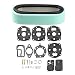 Harbot 694056 491539 394502 Carburetor Overhaul Kit+394019 394019S 398825 Air Filter 272490S Pre-Filter for Briggs & Stratton 4136 5052H 5052K 402700 421700 422700 Engine primary