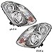Driver and Passenger Halogen Headlights Headlamps Replacement for Infiniti 26060AC025 26010AC025 AutoAndArt